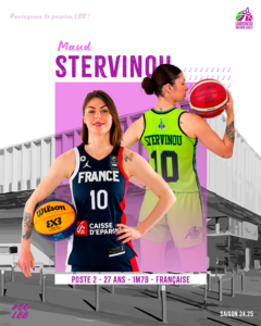 Arrivée de Maud Stervinou pour la saison 24-25 du Landerneau Bretagne Basket
