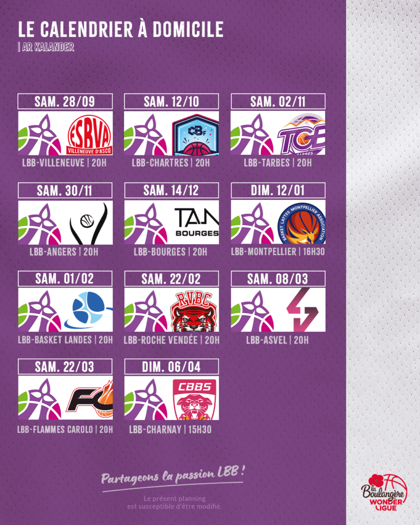 calendrier-matchs-domicile-landerneau bretagne basket